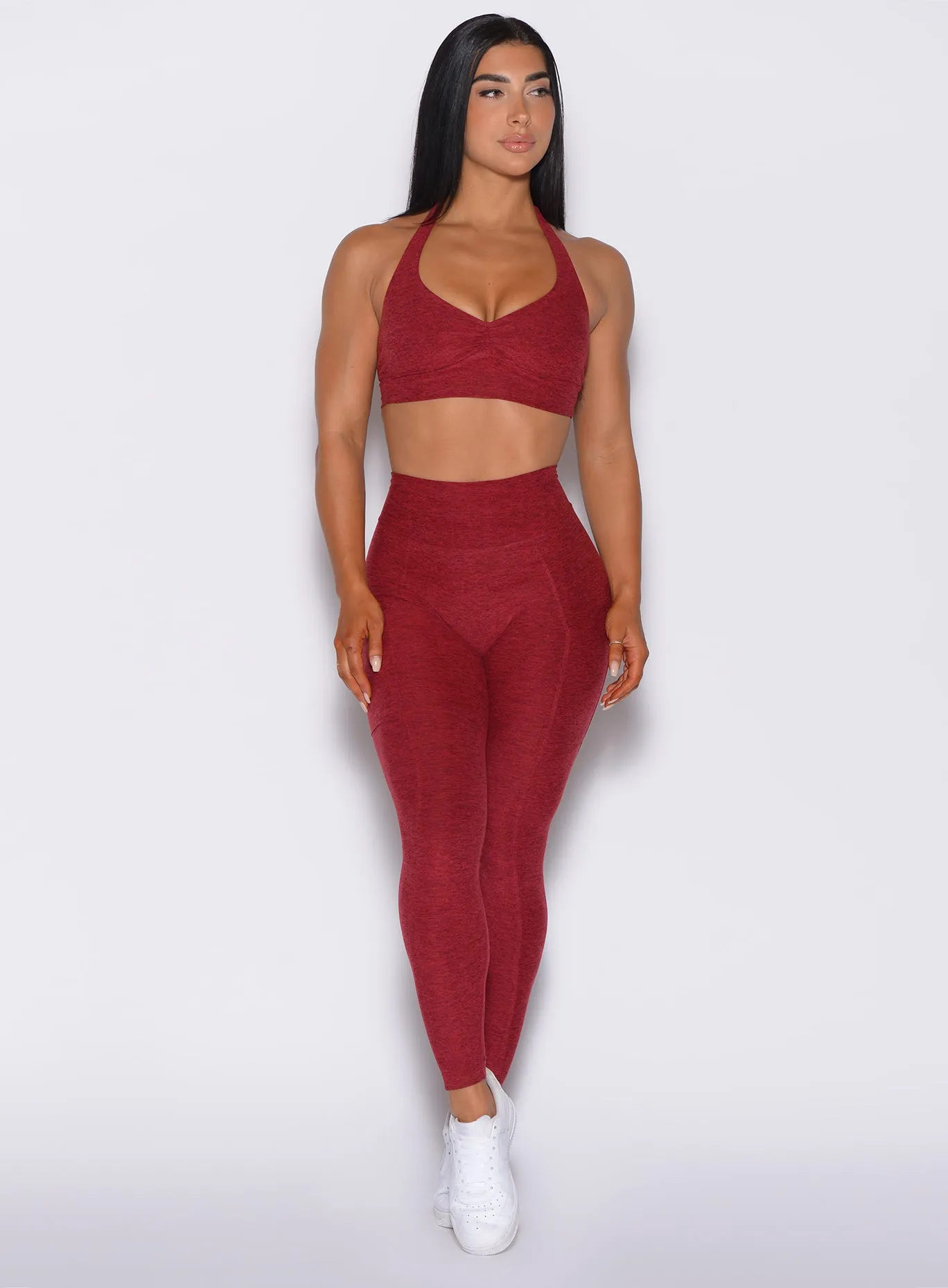 V Back Leggings Bombshell