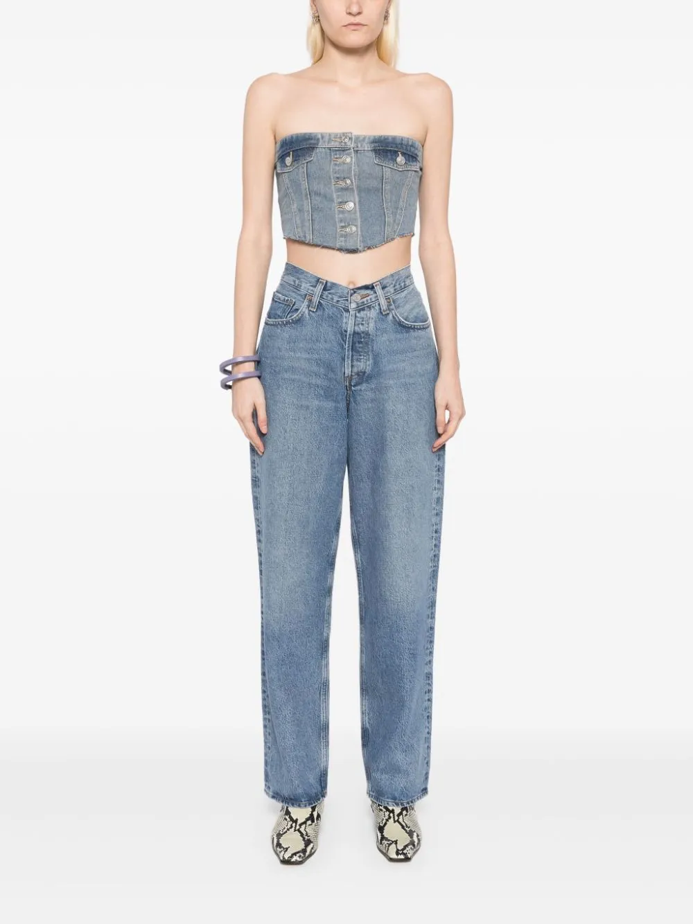 V-Waist Baggy in Fairway