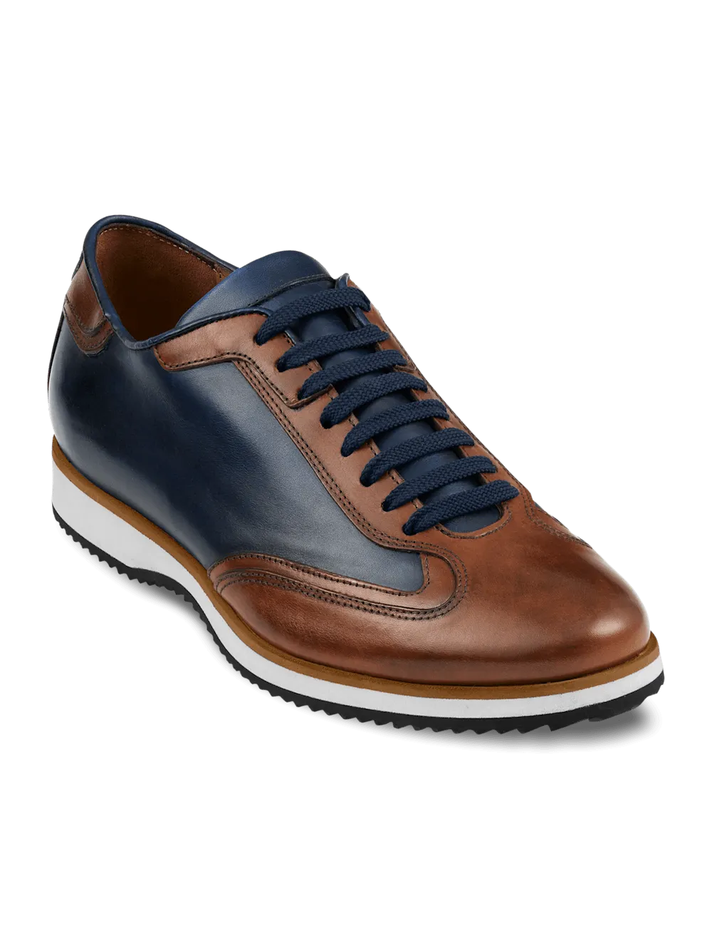 Wayne Sneaker - Navy/tan
