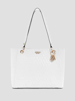 White Betula Noel Tote Bag Guess