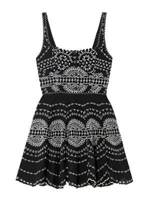 Winnie Short Dress in Black