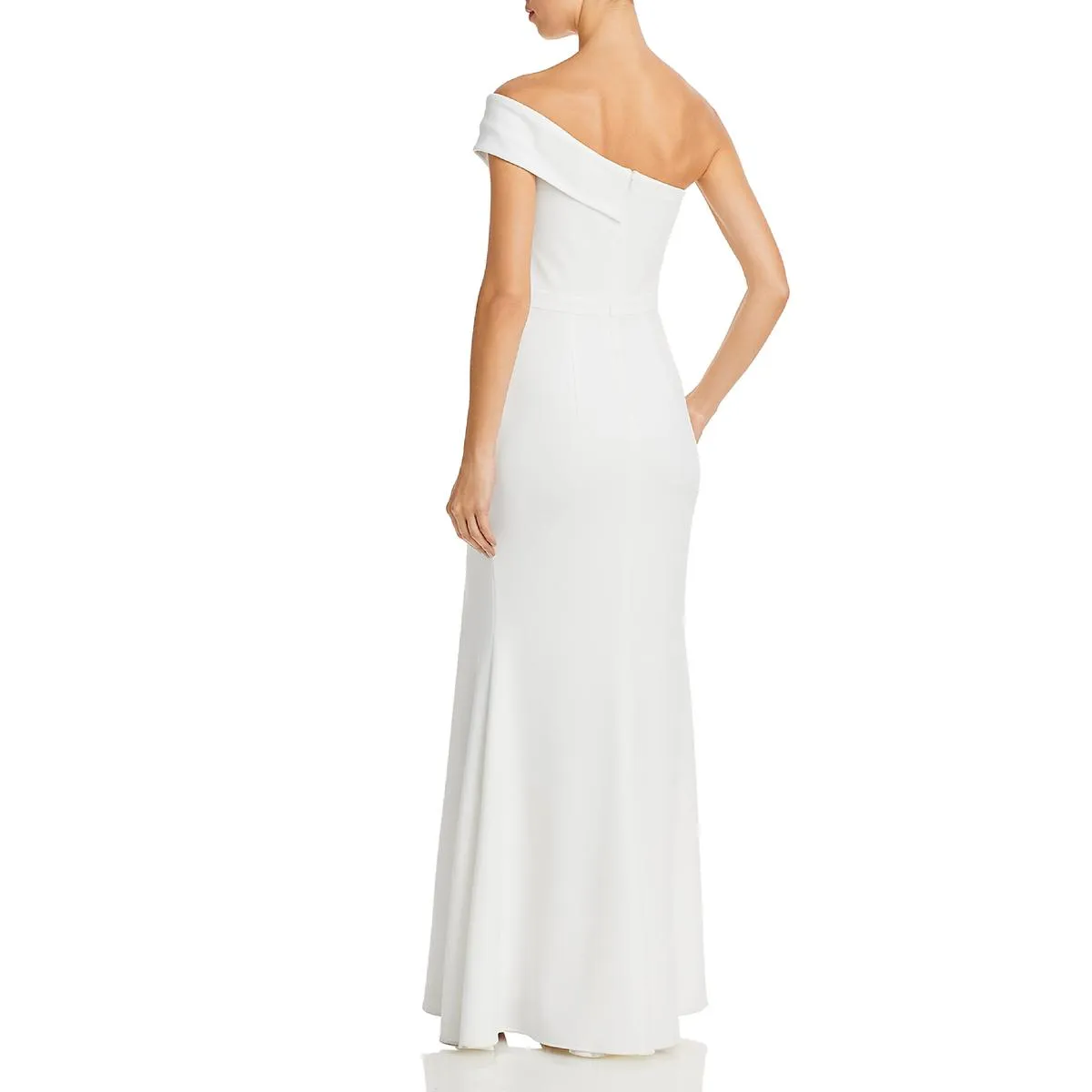 Womens Off-The-Shoulder Long Evening Dress