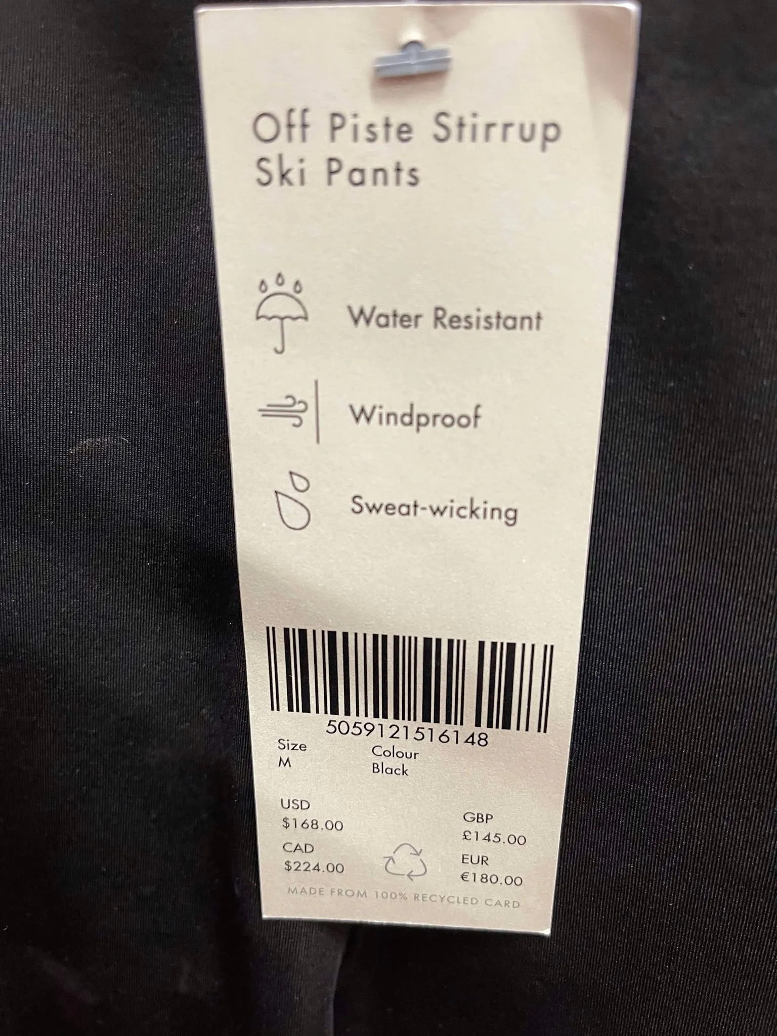 Women's Sweaty Betty Pants, Medium