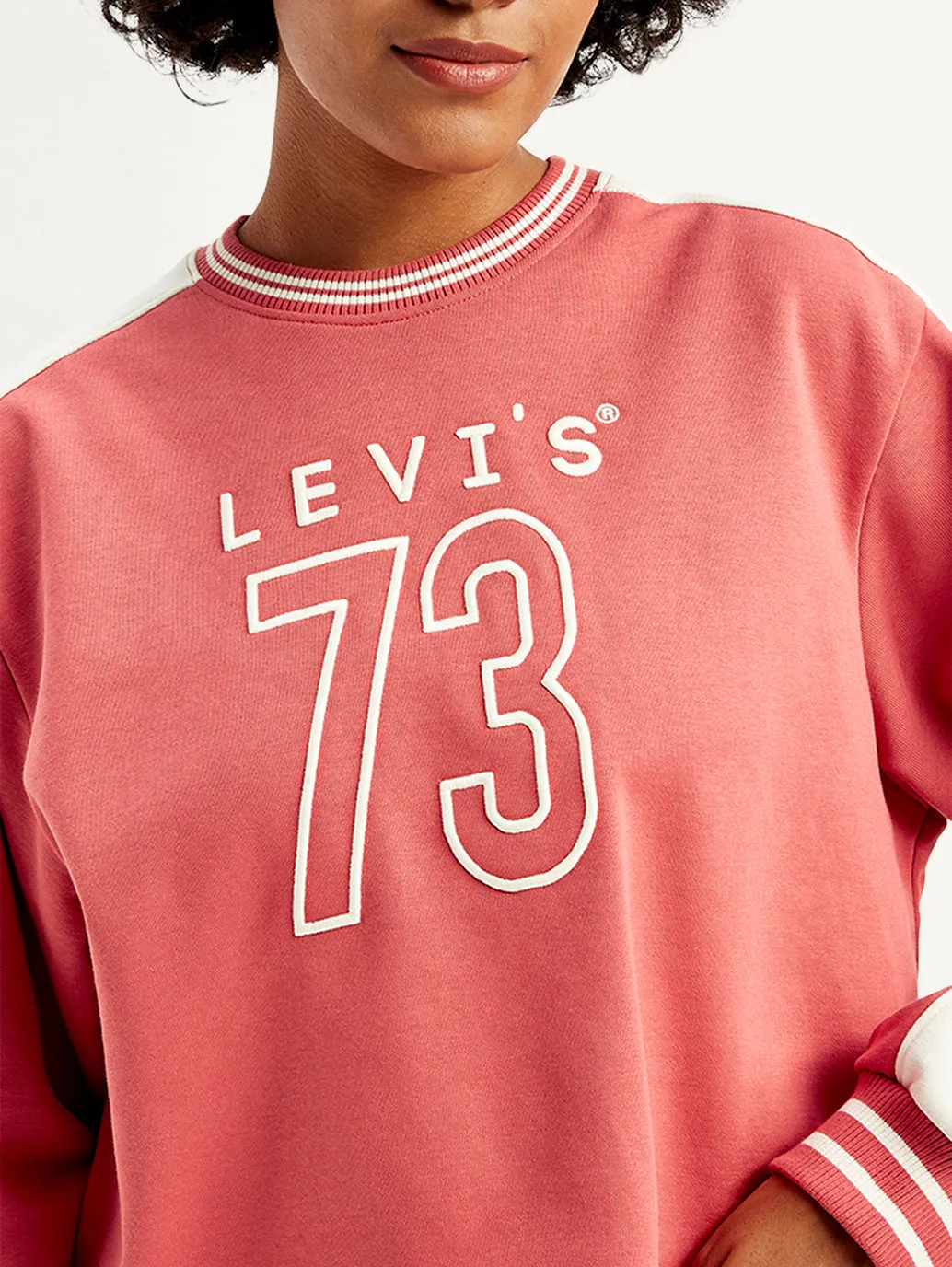 Women's Typographic Print Regular Fit Sweatshirt LEVI'S