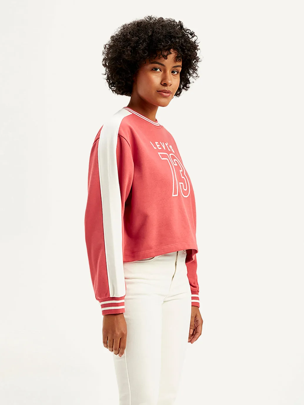 Women's Typographic Print Regular Fit Sweatshirt LEVI'S