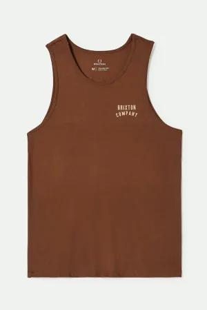 Woodburn Tank Top - Pinecone Brown/Hazelnut Brixton