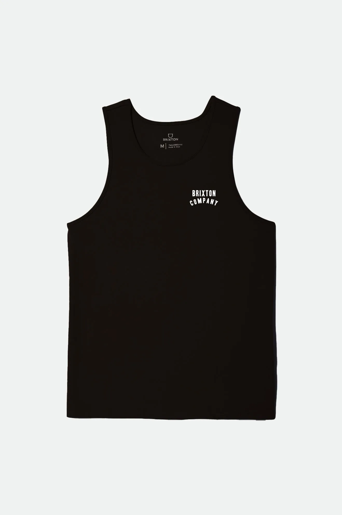 Woodburn Tank Top - Washed Black/White/White Brixton
