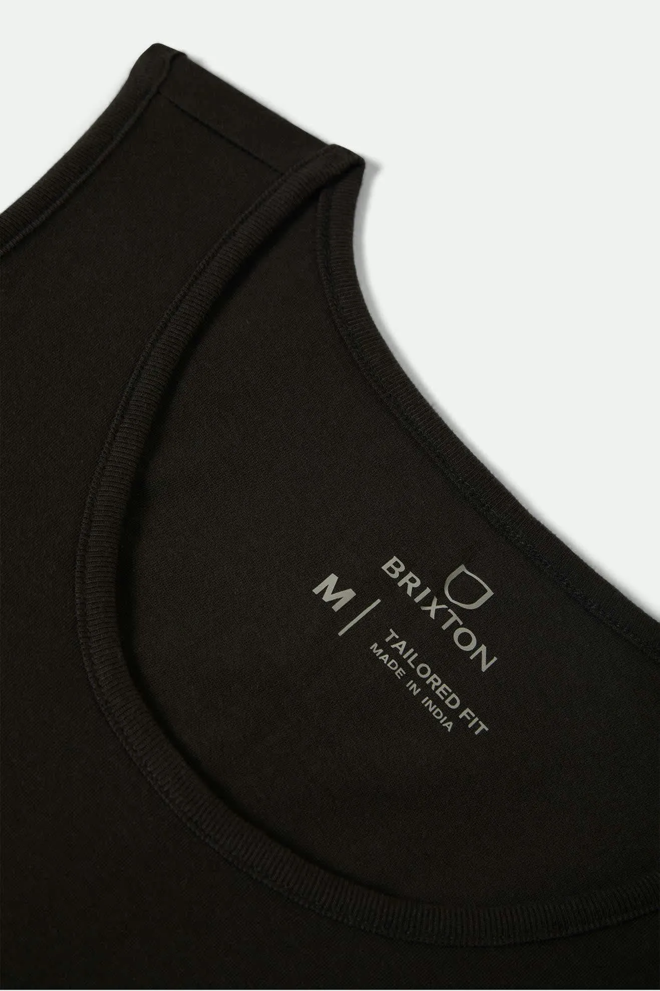 Woodburn Tank Top - Washed Black/White/White Brixton