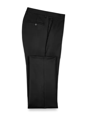 Wool Gabardine Pants - Black