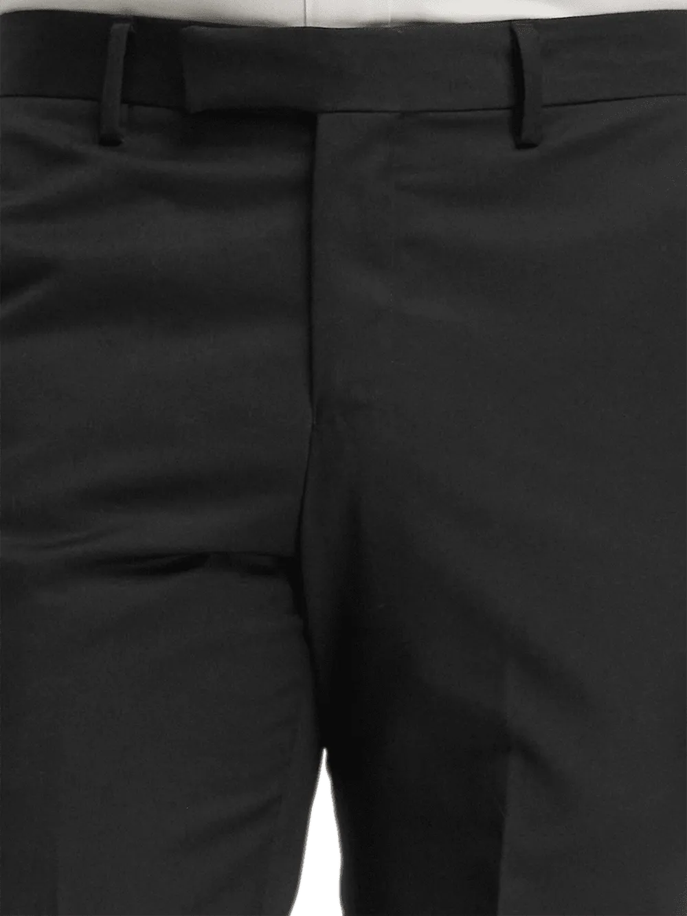 Wool Gabardine Pants - Black