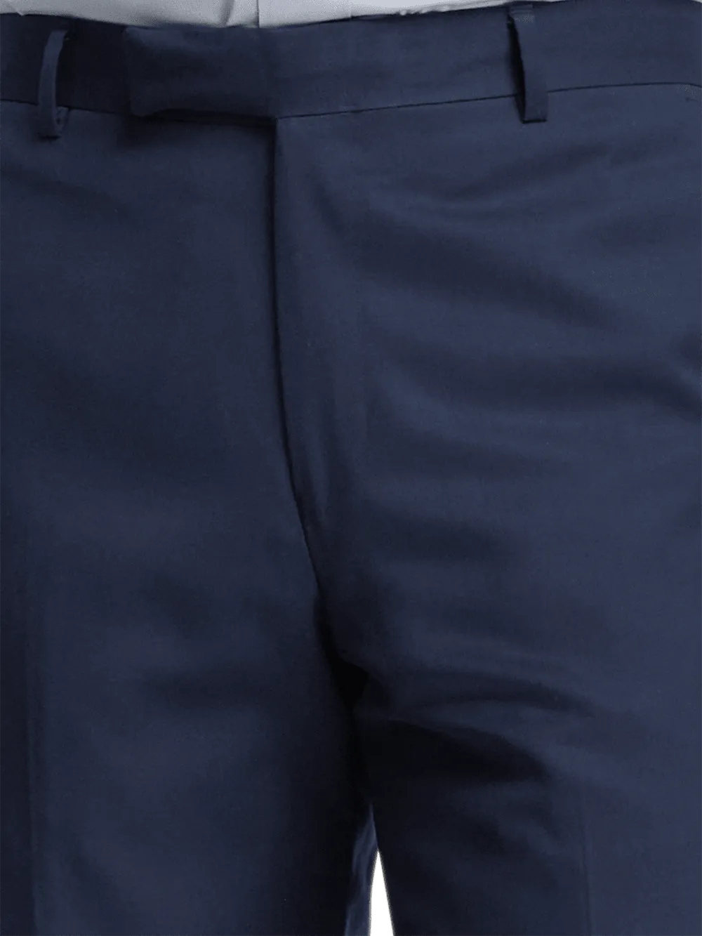 Wool Gabardine Pants - Bright Navy
