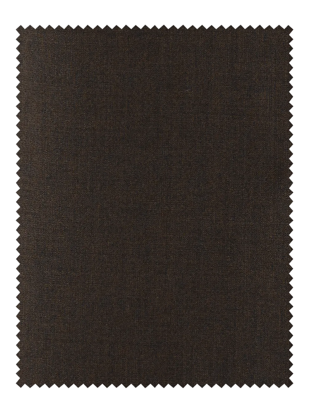 Wool Stretch Bengaline Suit Pants - Dark Brown