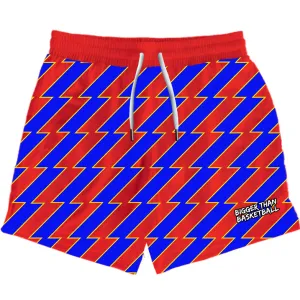 Zig-Zag - Shorts - Red/Blue Bigger Than Basketball