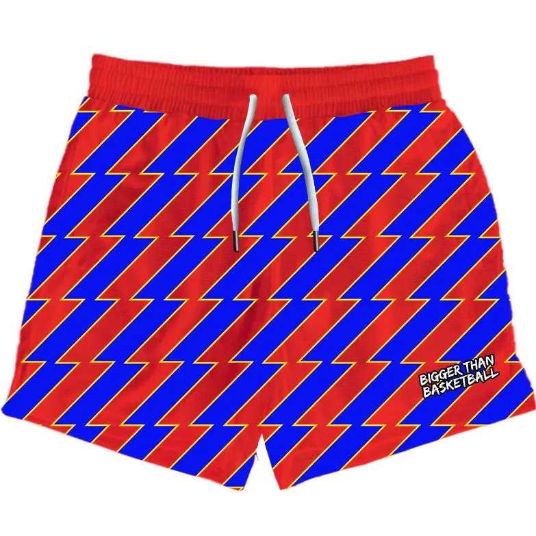 Zig-Zag - Shorts - Red/Blue Bigger Than Basketball